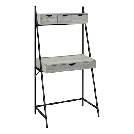 Monarch Specialties Computer Desk, 32"L, Grey, Black Metal I 7331